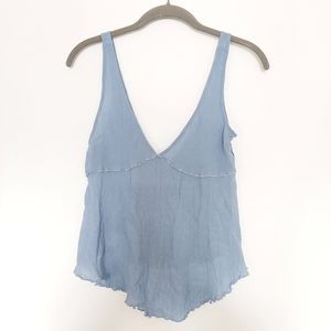 Free People Intimately Powder Blue Tank Top Camisole